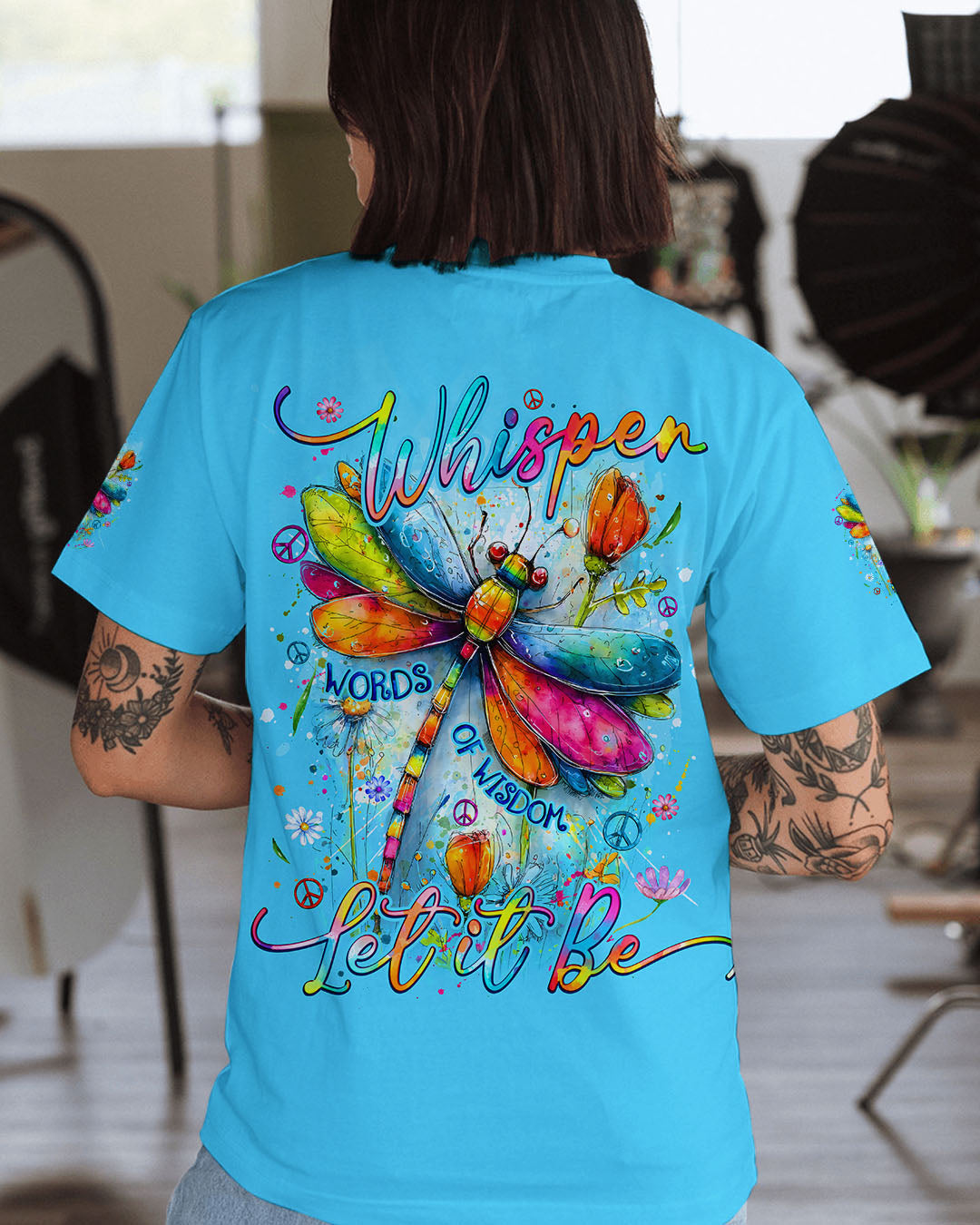 WHISPER WORDS OF WISDOM LET IT BE DRAGONFLY ALL OVER PRINT - TYQY2810251