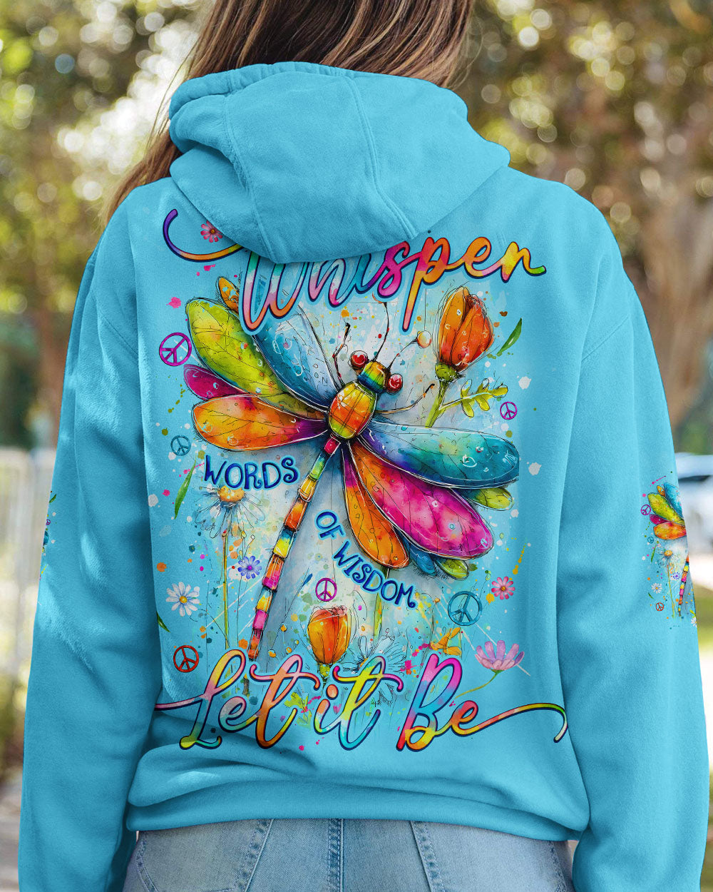 WHISPER WORDS OF WISDOM LET IT BE DRAGONFLY ALL OVER PRINT - TYQY2810251