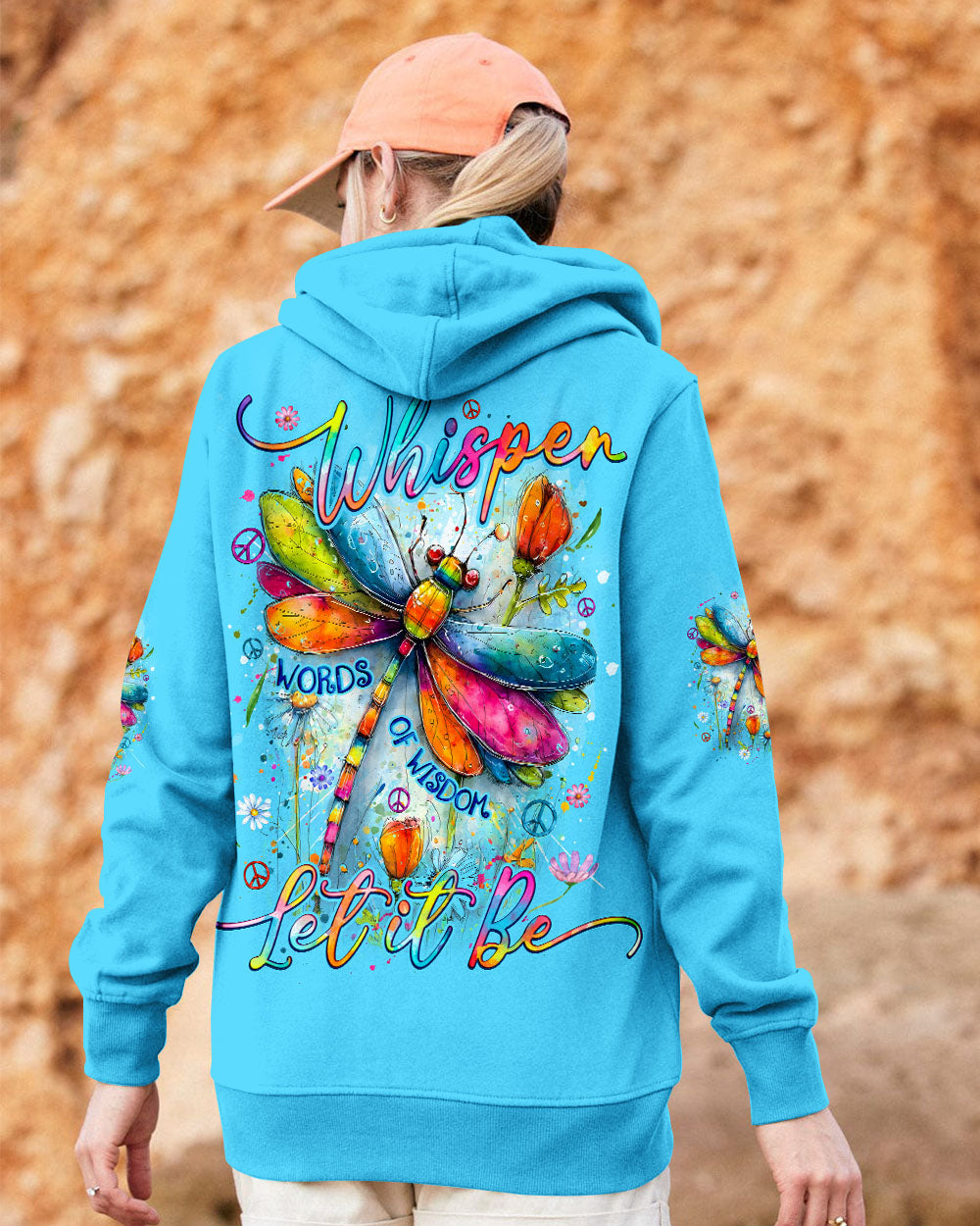 WHISPER WORDS OF WISDOM LET IT BE DRAGONFLY ALL OVER PRINT - TYQY2810251