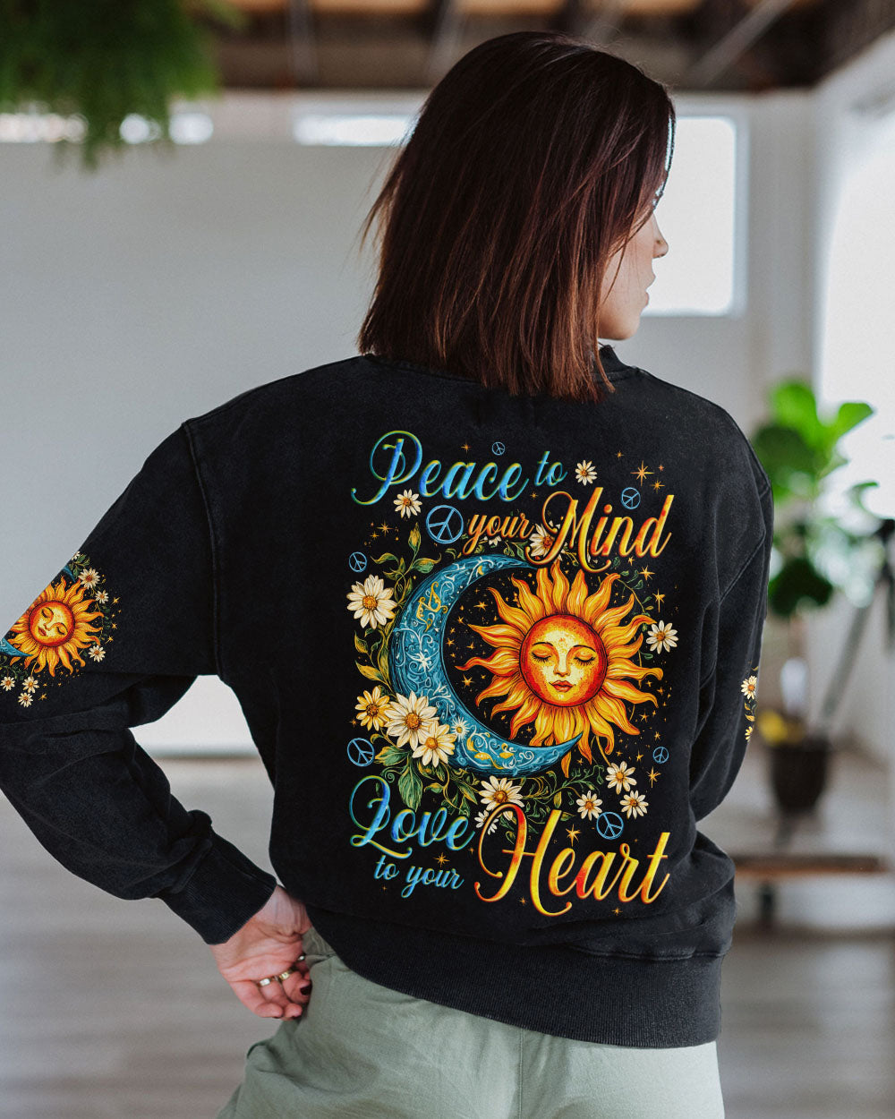 PEACE TO YOUR MIND SUN AND MOON ALL OVER PRINT - TYQY2812241
