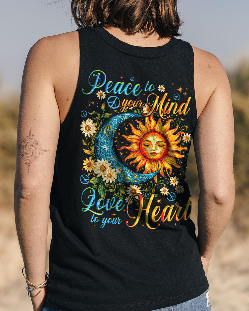 PEACE TO YOUR MIND SUN AND MOON ALL OVER PRINT - TYQY2812241