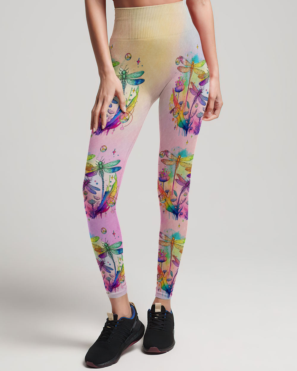 BE YOU THE WORLD WILL ADJUST DRAGONFLIES ALL OVER PRINT - TYQY2911232