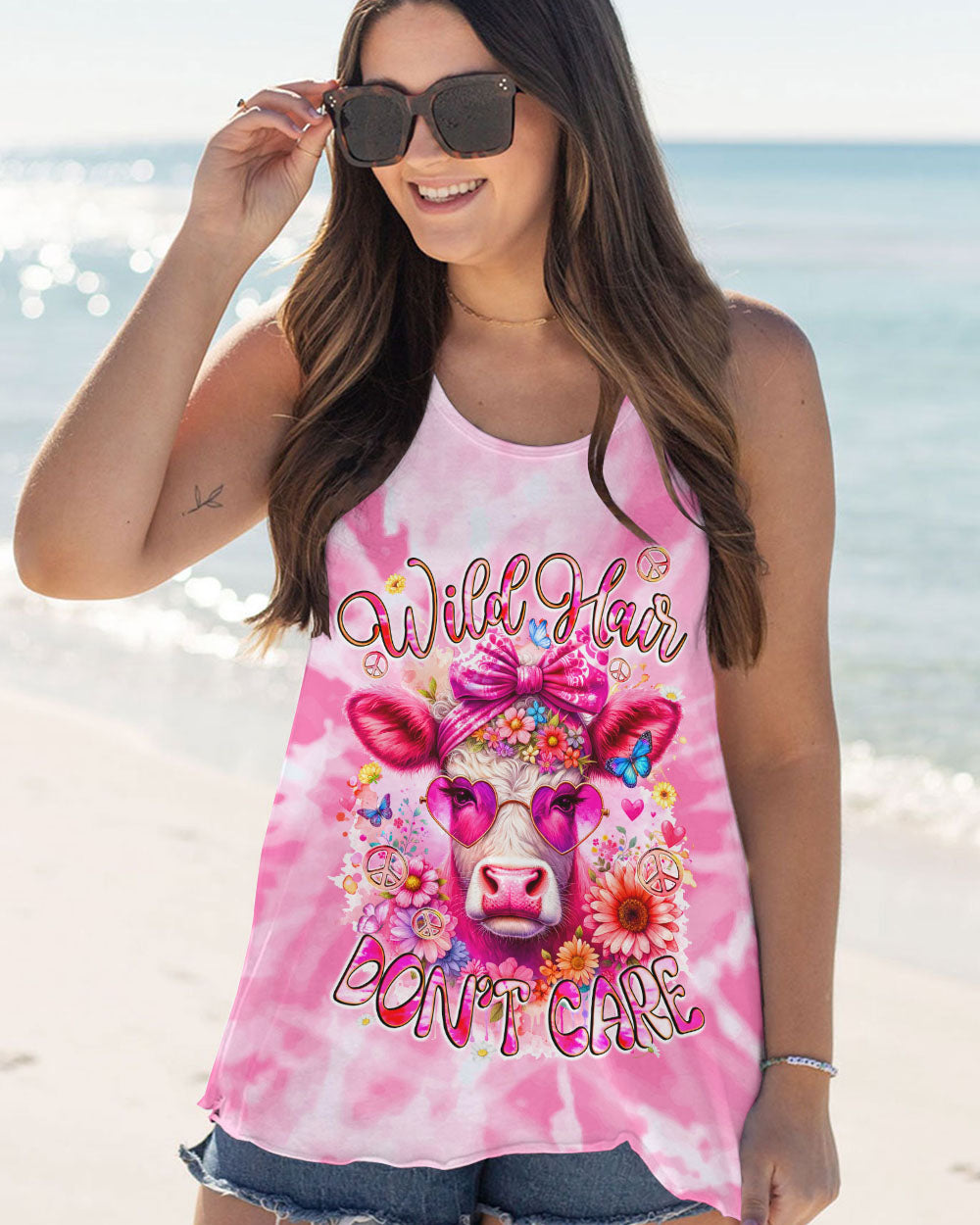WILD HAIR DON'T CARE HEIFER ALL OVER PRINT - TYQY2912233