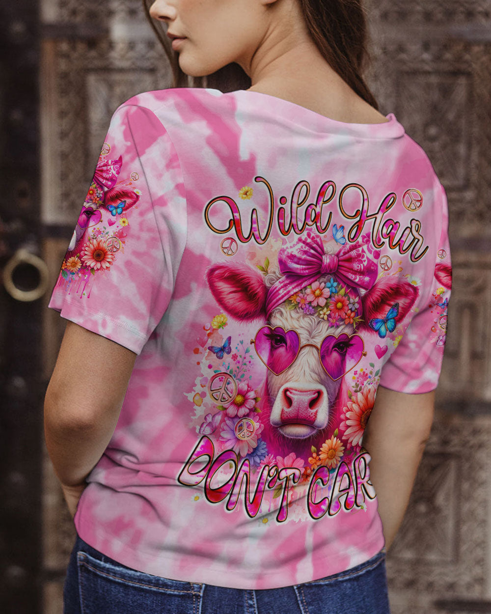 WILD HAIR DON'T CARE HEIFER ALL OVER PRINT - TYQY2912233