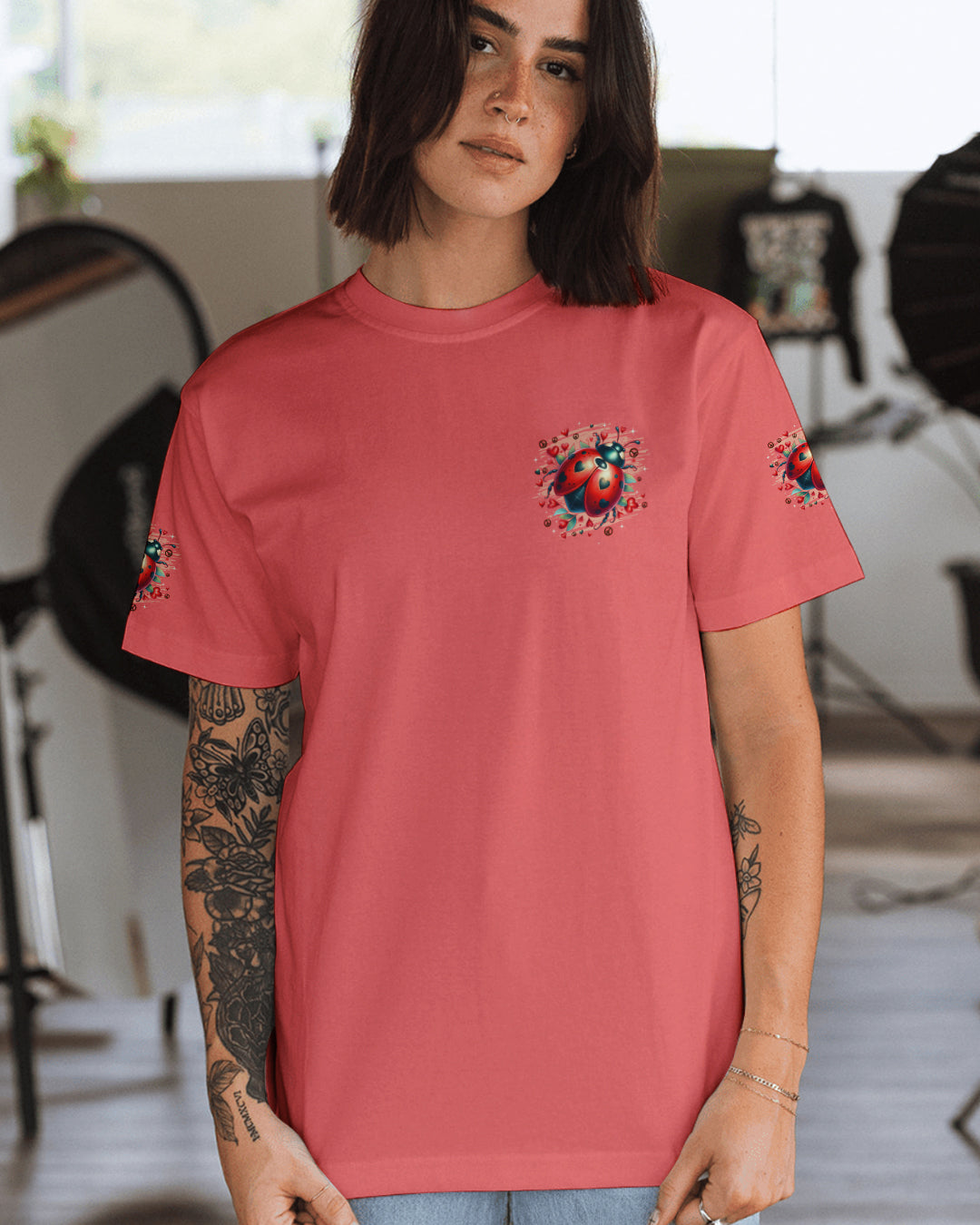 BUTTERFLY KISSES AND LADYBUG HUGS ALL OVER PRINT - TYQY2912251