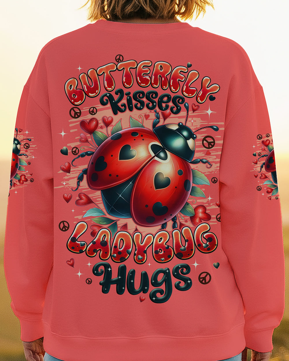 BUTTERFLY KISSES AND LADYBUG HUGS ALL OVER PRINT - TYQY2912251