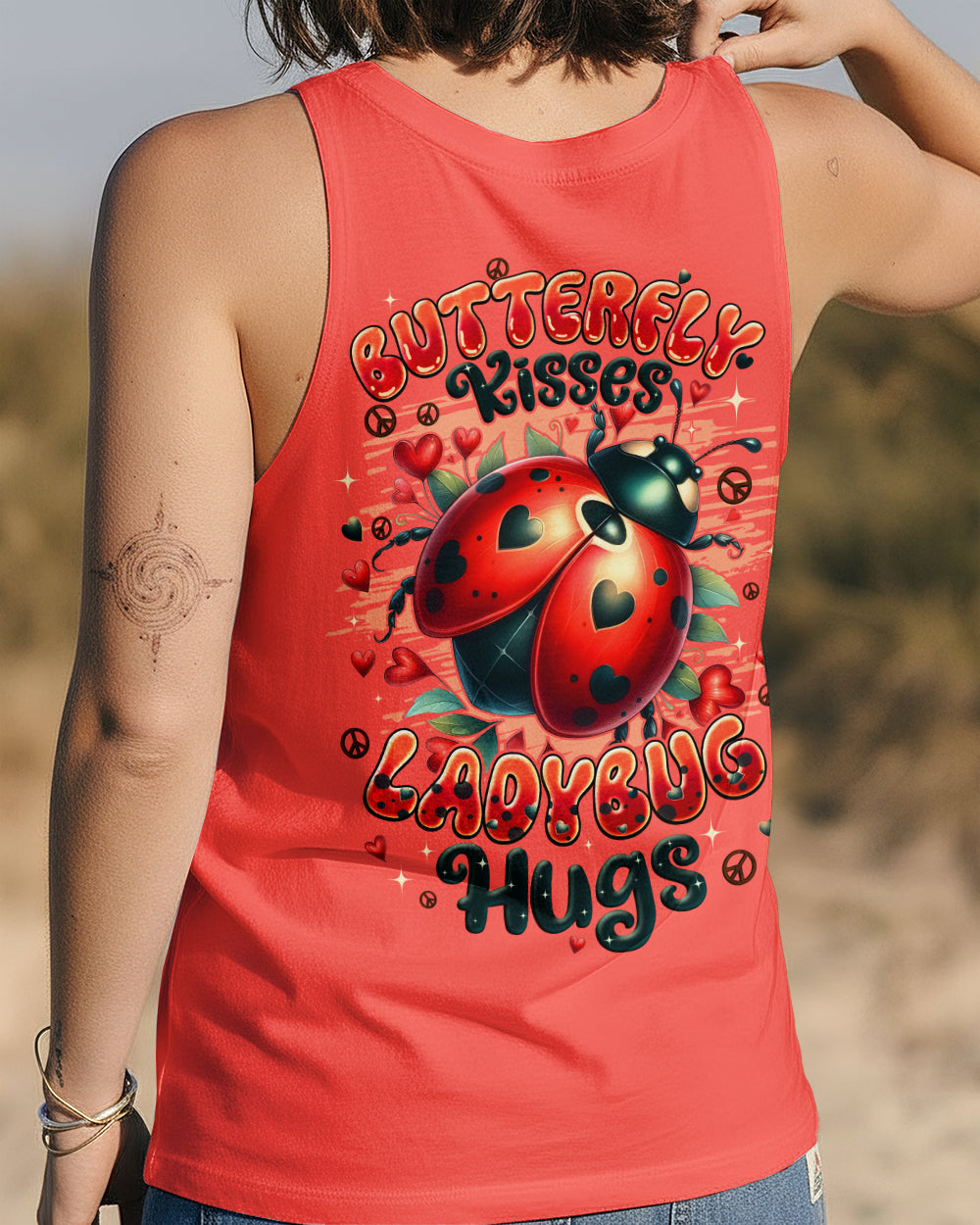BUTTERFLY KISSES AND LADYBUG HUGS ALL OVER PRINT - TYQY2912251