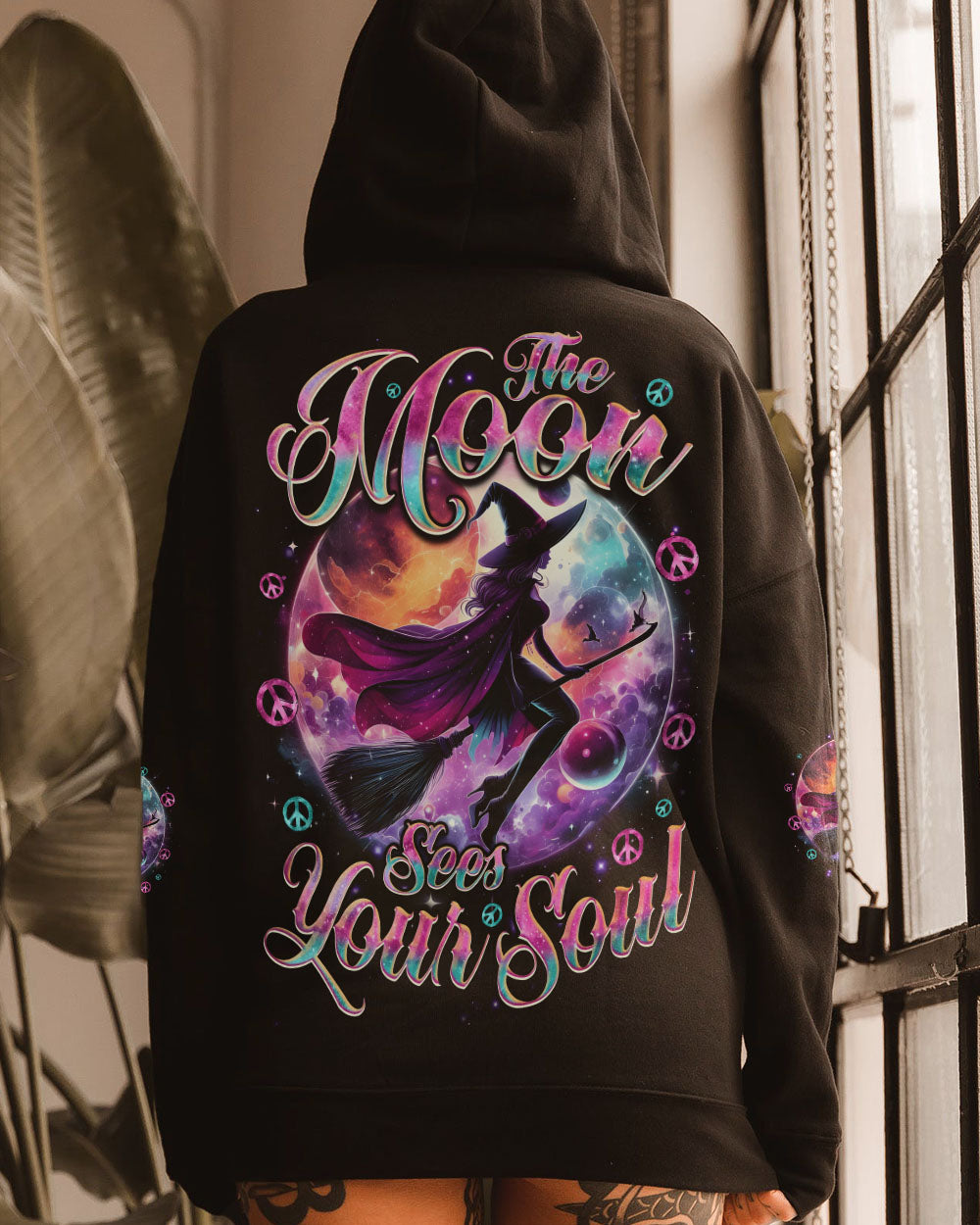 THE MOON SEES YOUR SOUL HALLOWEEN WITCH ALL OVER PRINT - TYQY3007253