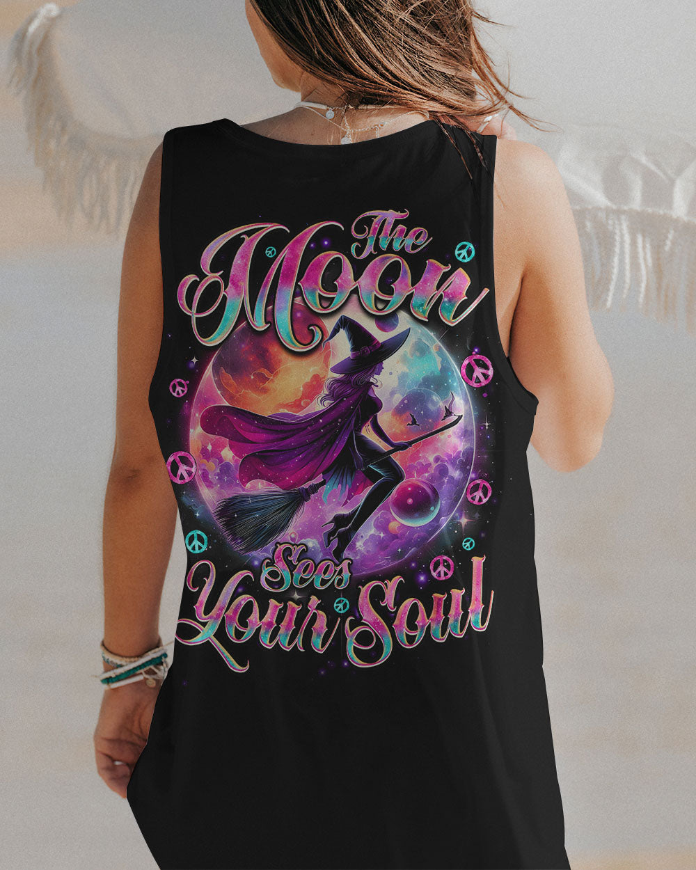 THE MOON SEES YOUR SOUL HALLOWEEN WITCH ALL OVER PRINT - TYQY3007253