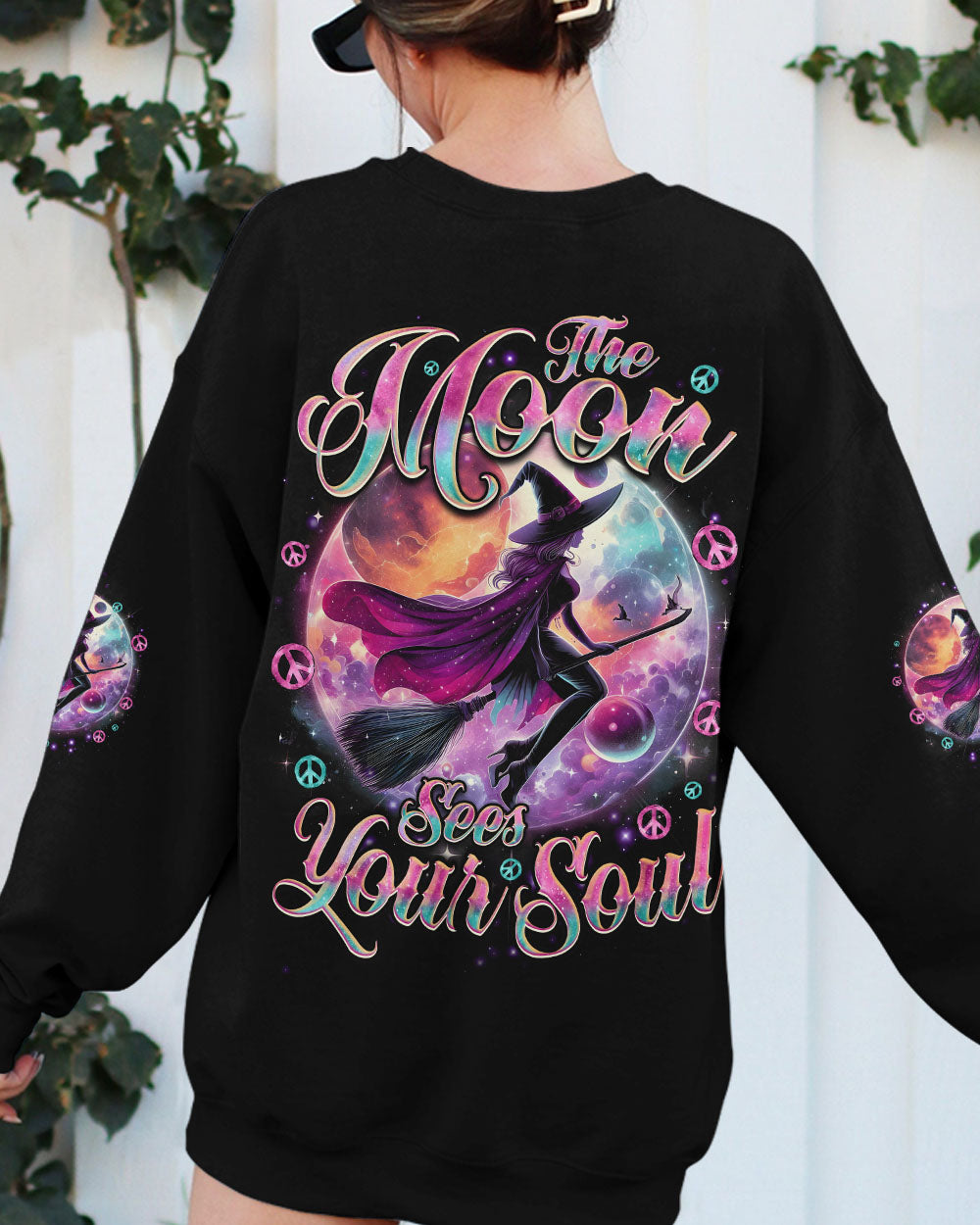 THE MOON SEES YOUR SOUL HALLOWEEN WITCH ALL OVER PRINT - TYQY3007253