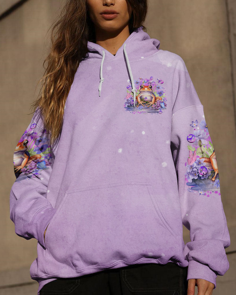 BE YOU THE WORLD WILL ADJUST FROG ALL OVER PRINT - TYQY3011233