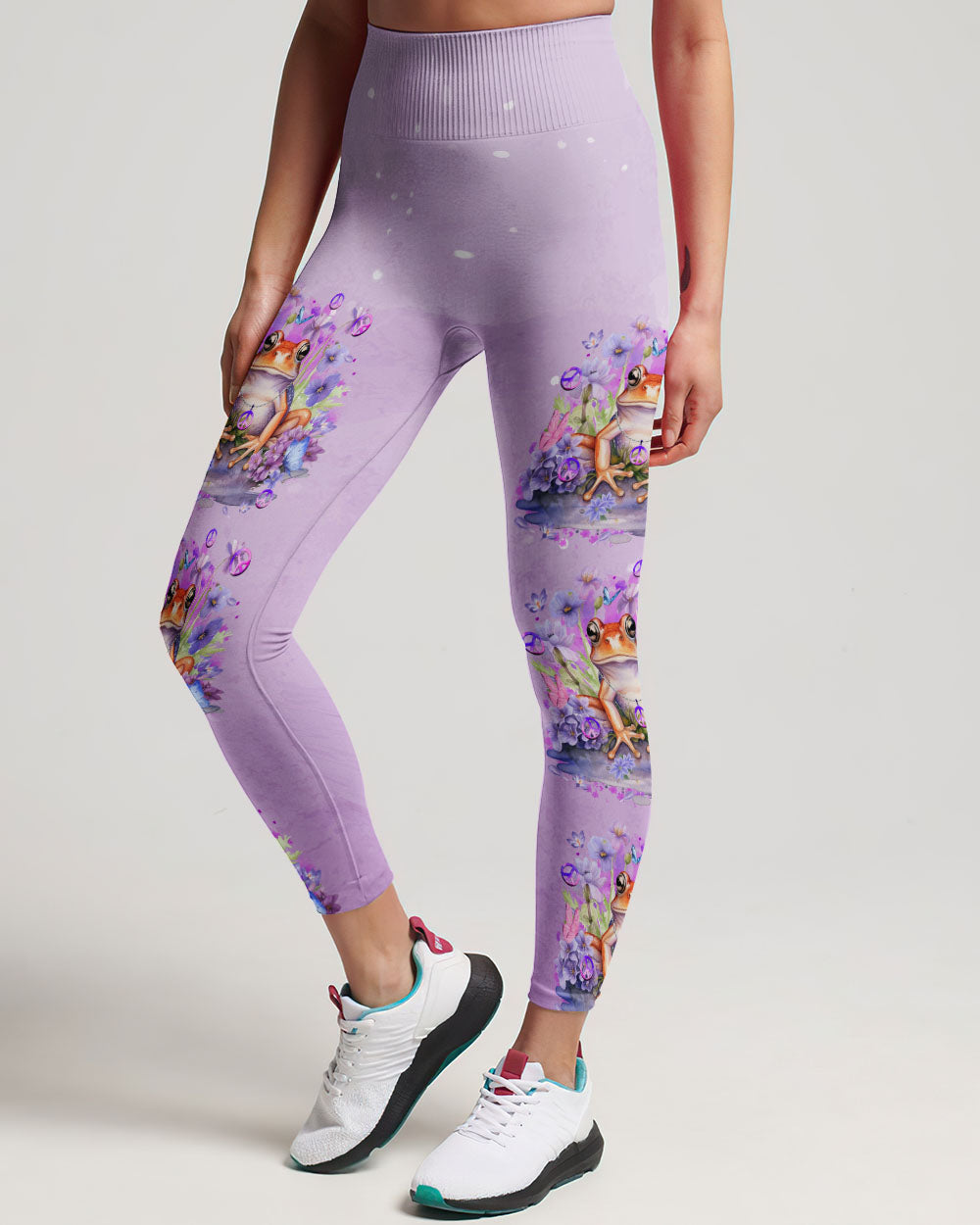 BE YOU THE WORLD WILL ADJUST FROG ALL OVER PRINT - TYQY3011233