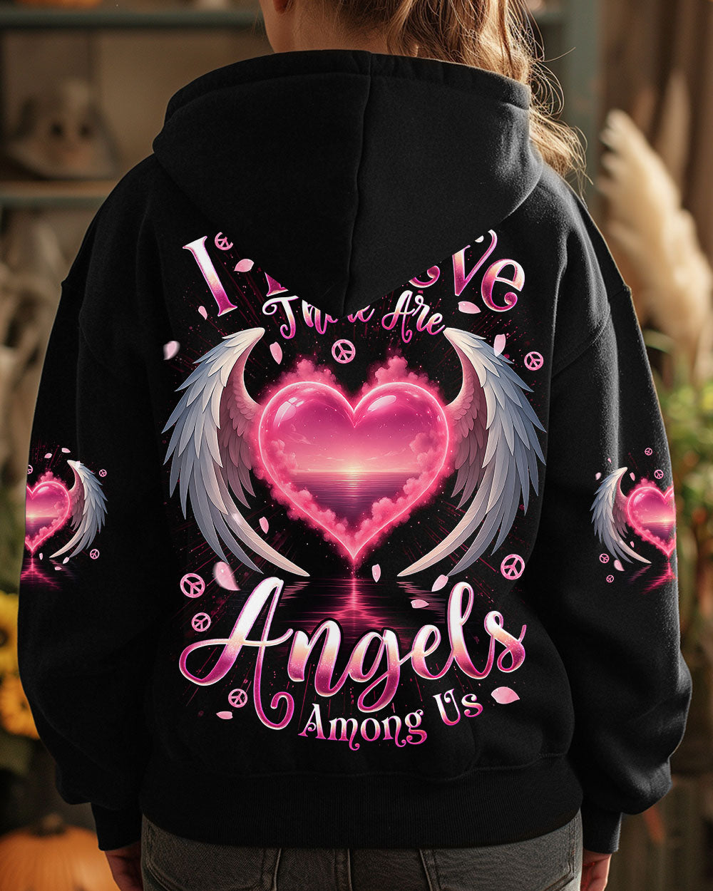 I BELIEVE THERE ARE ANGELS AMONG US WINGS ALL OVER PRINT - TYQY3105251