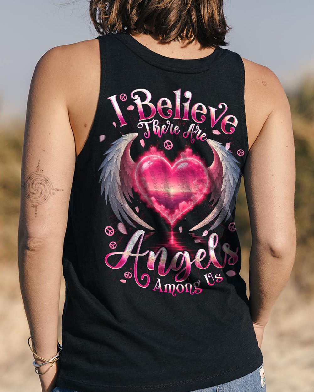 I BELIEVE THERE ARE ANGELS AMONG US WINGS ALL OVER PRINT - TYQY3105251