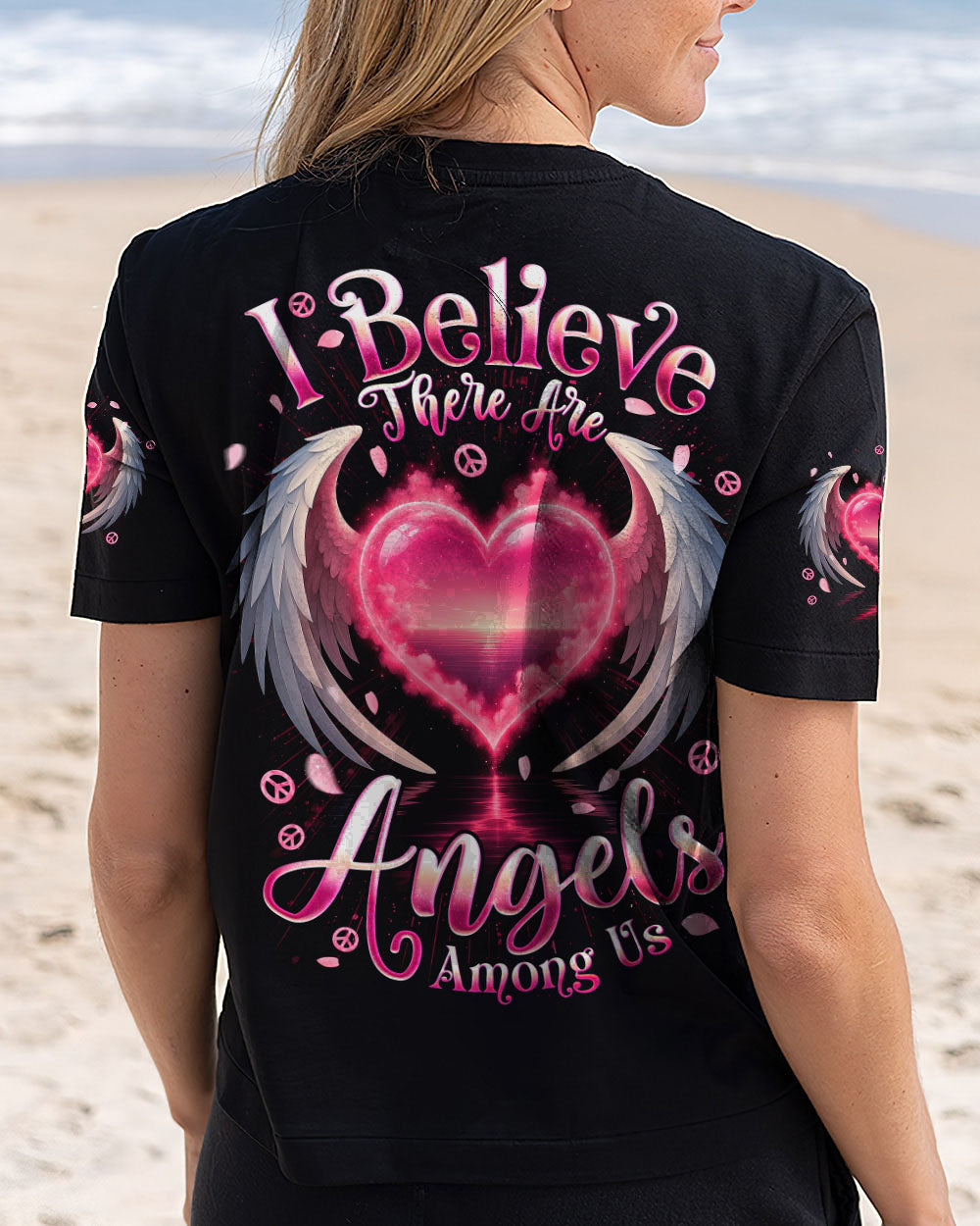 I BELIEVE THERE ARE ANGELS AMONG US WINGS ALL OVER PRINT - TYQY3105251
