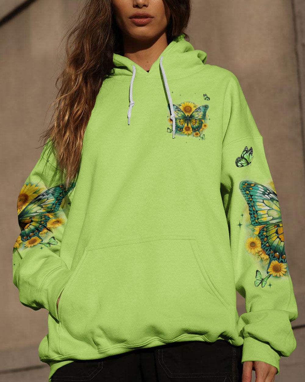 PRETTY FLOWERS BUTTERFLY ALL OVER PRINT - TYQY3108232