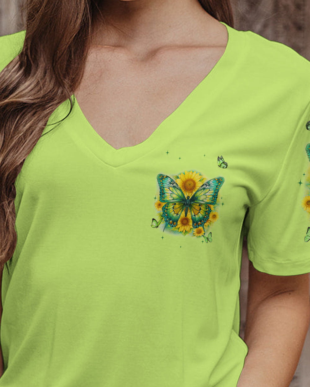 PRETTY FLOWERS BUTTERFLY ALL OVER PRINT - TYQY3108232