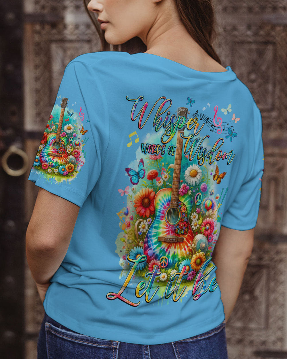 WHISPER WORDS OF WISDOM GUITAR ALL OVER PRINT - TYQY1201243