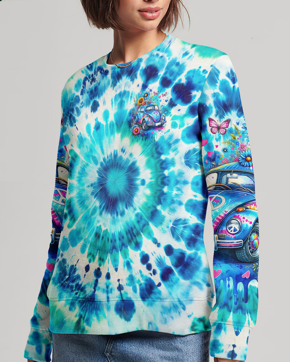 RUNNING AGAINST THE WIND TIE DYE ALL OVER PRINT - TY1901241