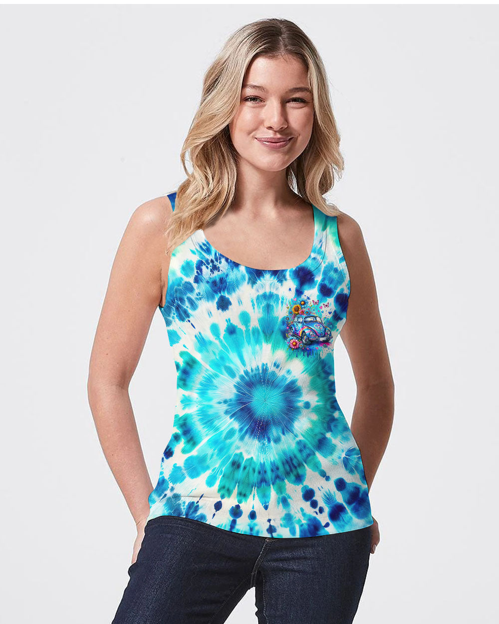 RUNNING AGAINST THE WIND TIE DYE ALL OVER PRINT - TY1901241