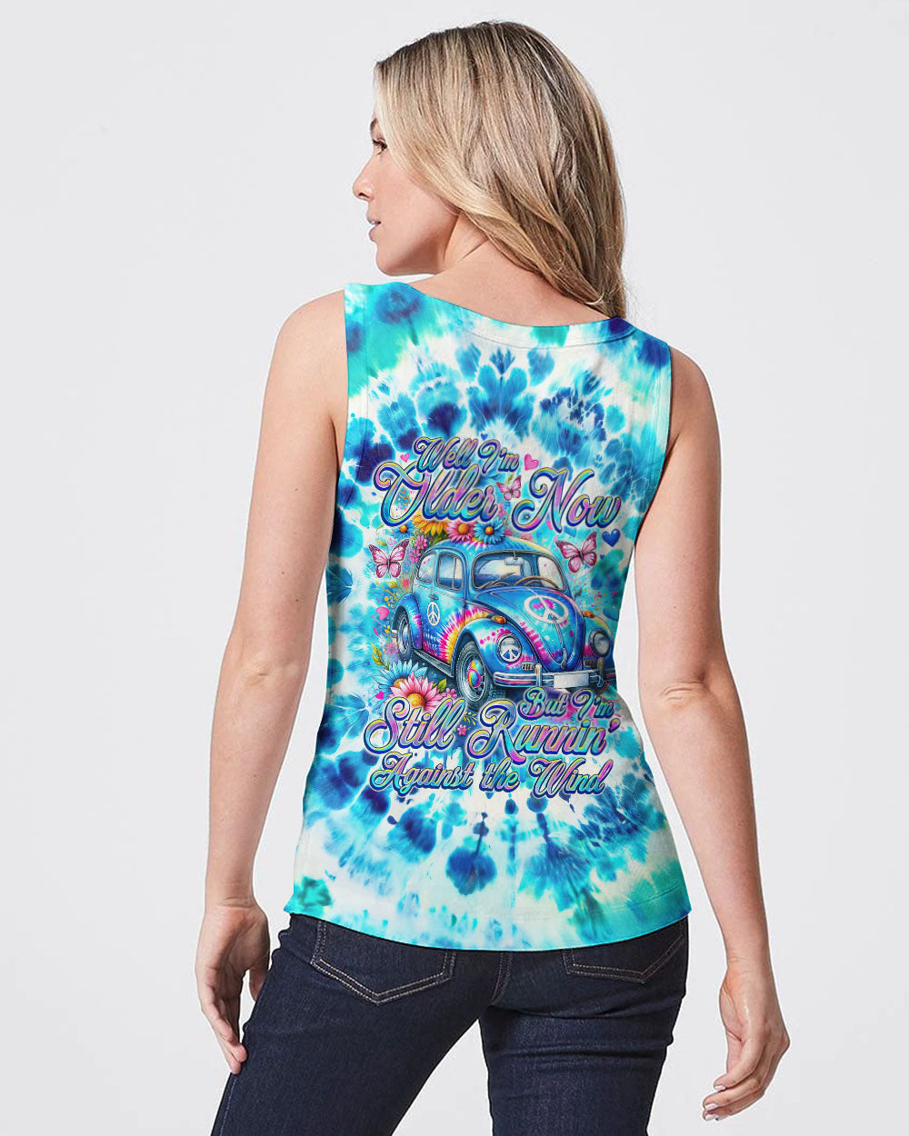 RUNNING AGAINST THE WIND TIE DYE ALL OVER PRINT - TY1901241