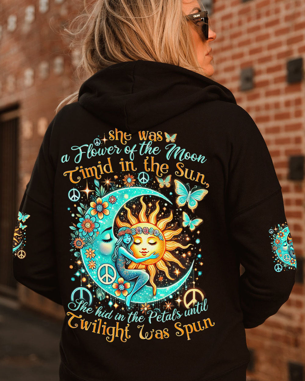 SHE WAS A FLOWER OF THE MOON ALL OVER PRINT - TYTD0107242