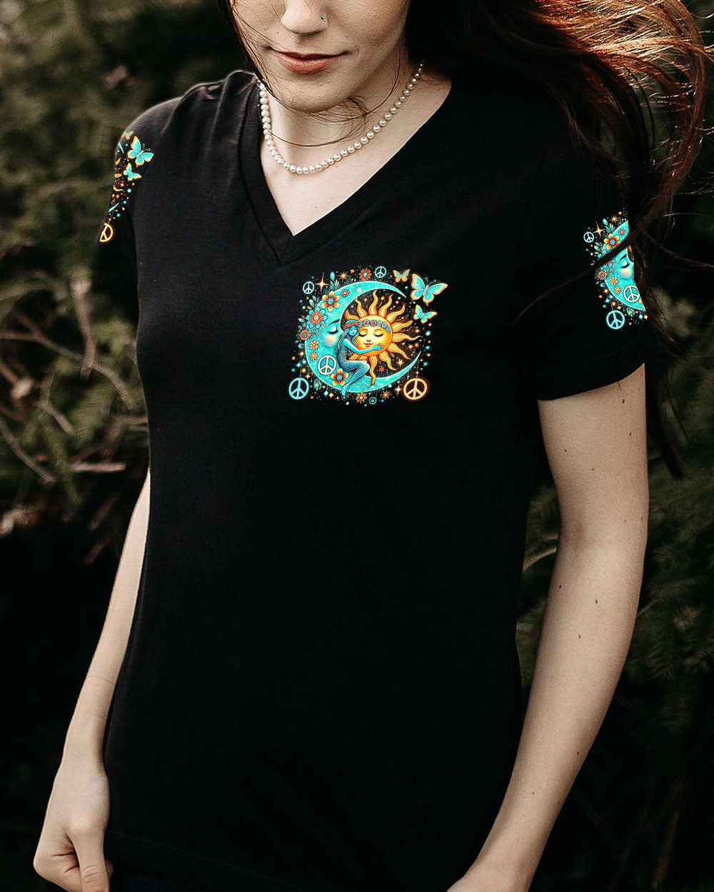 SHE WAS A FLOWER OF THE MOON ALL OVER PRINT - TYTD0107242