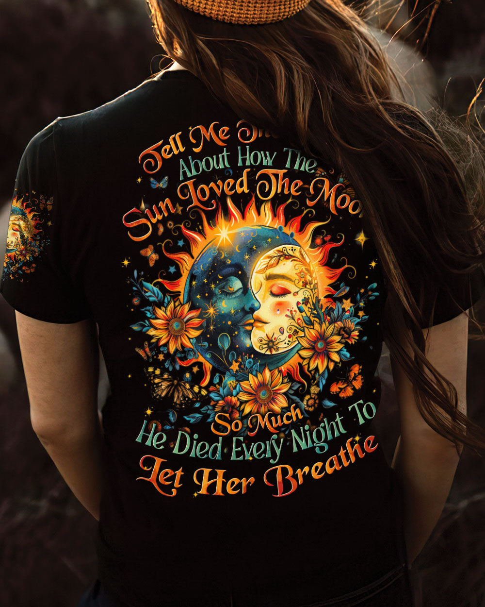 STORY ABOUT THE SUN AND THE MOON ALL OVER PRINT - TYTD0108242