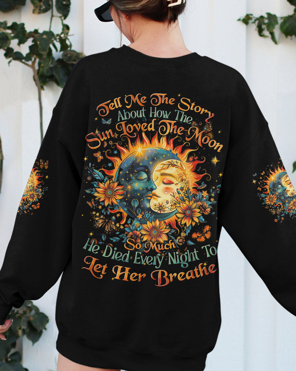 STORY ABOUT THE SUN AND THE MOON ALL OVER PRINT - TYTD0108242