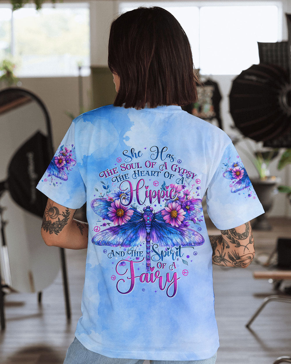 SPIRIT OF A FAIRY DRAGONFLY ALL OVER PRINT - TYTD0110243