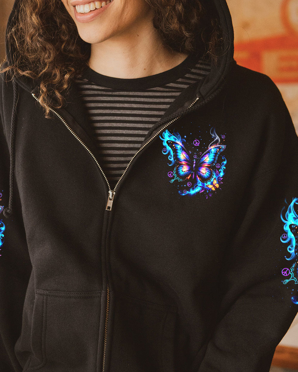 WHISPER WORDS OF WISDOM LET IT BE BUTTERFLY ALL OVER PRINT - TYTD0111242