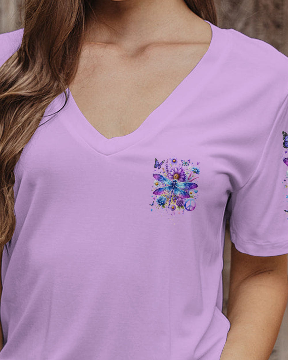LET YOUR DREAMS BE YOUR WINGS DRAGONFLY ALL OVER PRINT - TYTD0201242