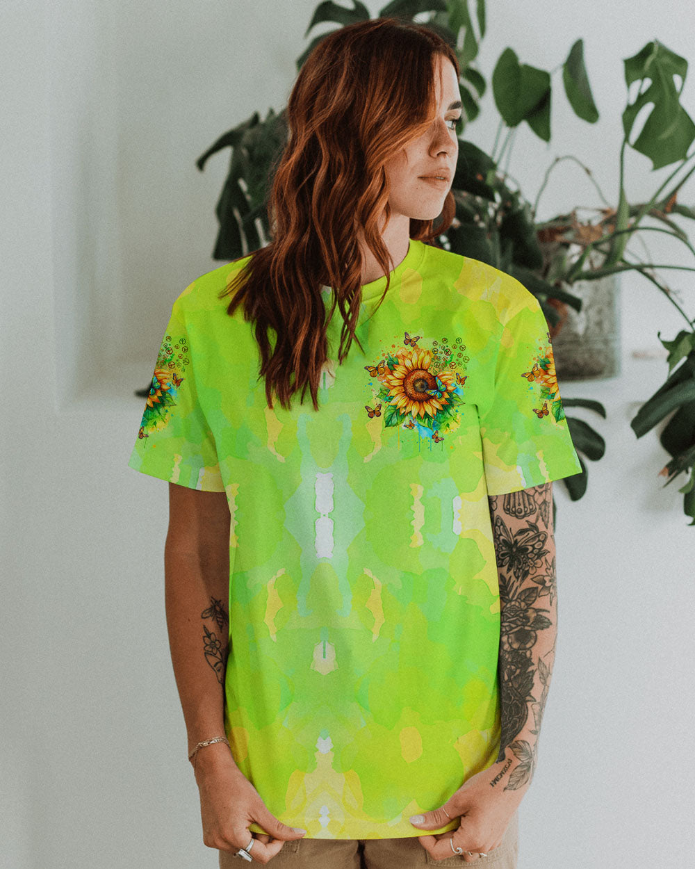 HIPPIE SOUL SUNFLOWERS ALL OVER PRINT - TYTD0301252