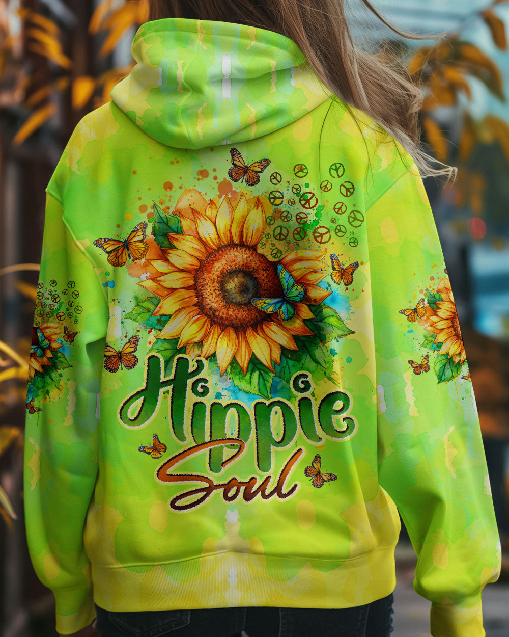 HIPPIE SOUL SUNFLOWERS ALL OVER PRINT - TYTD0301252