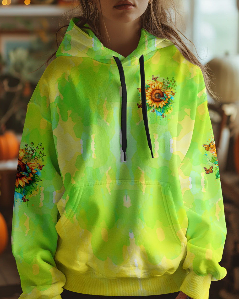 HIPPIE SOUL SUNFLOWERS ALL OVER PRINT - TYTD0301252