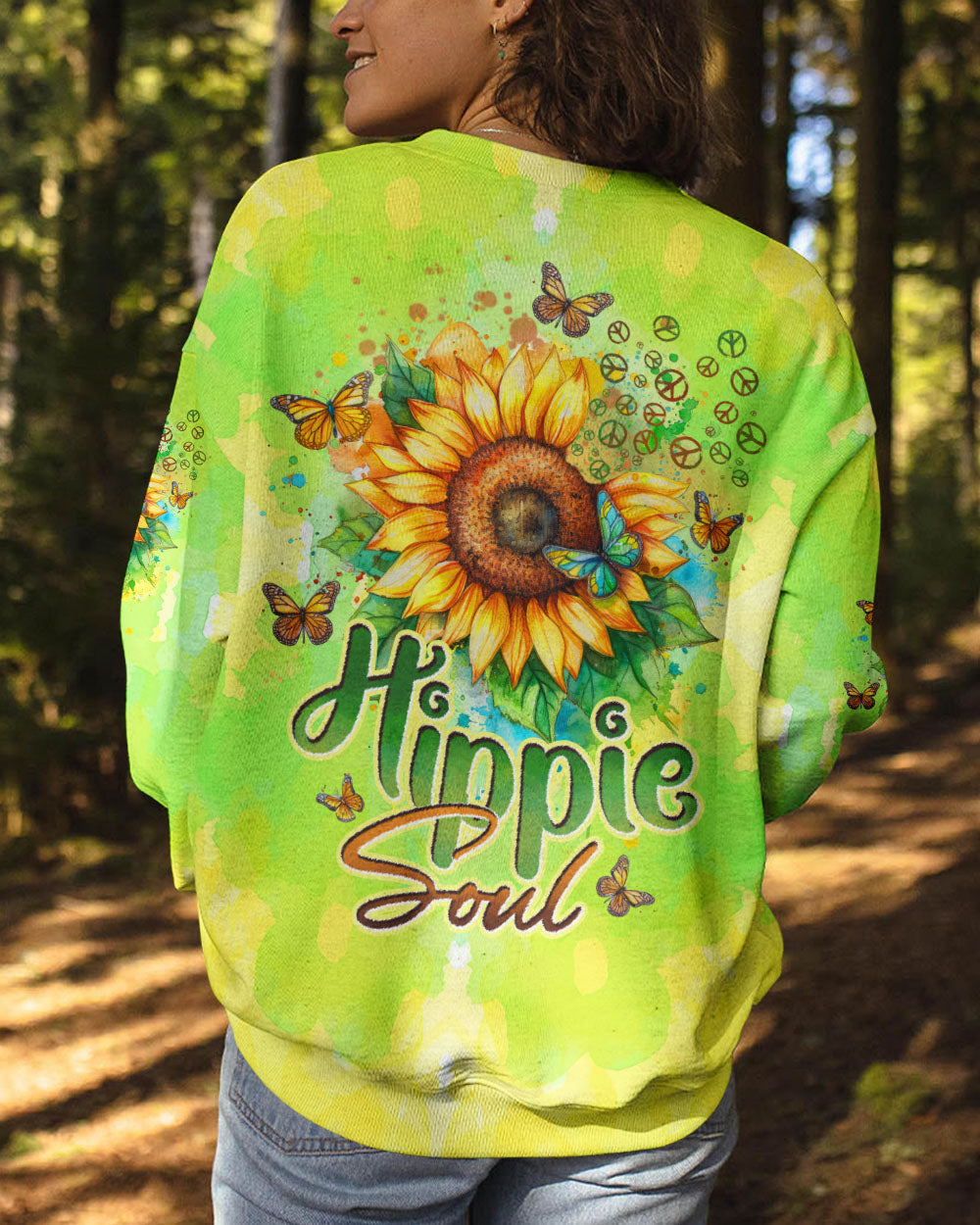 HIPPIE SOUL SUNFLOWERS ALL OVER PRINT - TYTD0301252