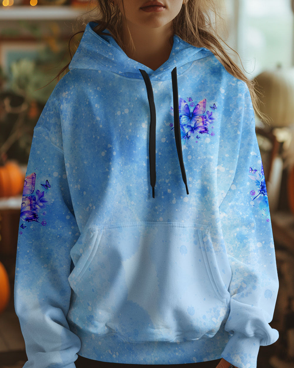 JUST BREATHE BUTTERFLIES ALL OVER PRINT - TYTD0302251
