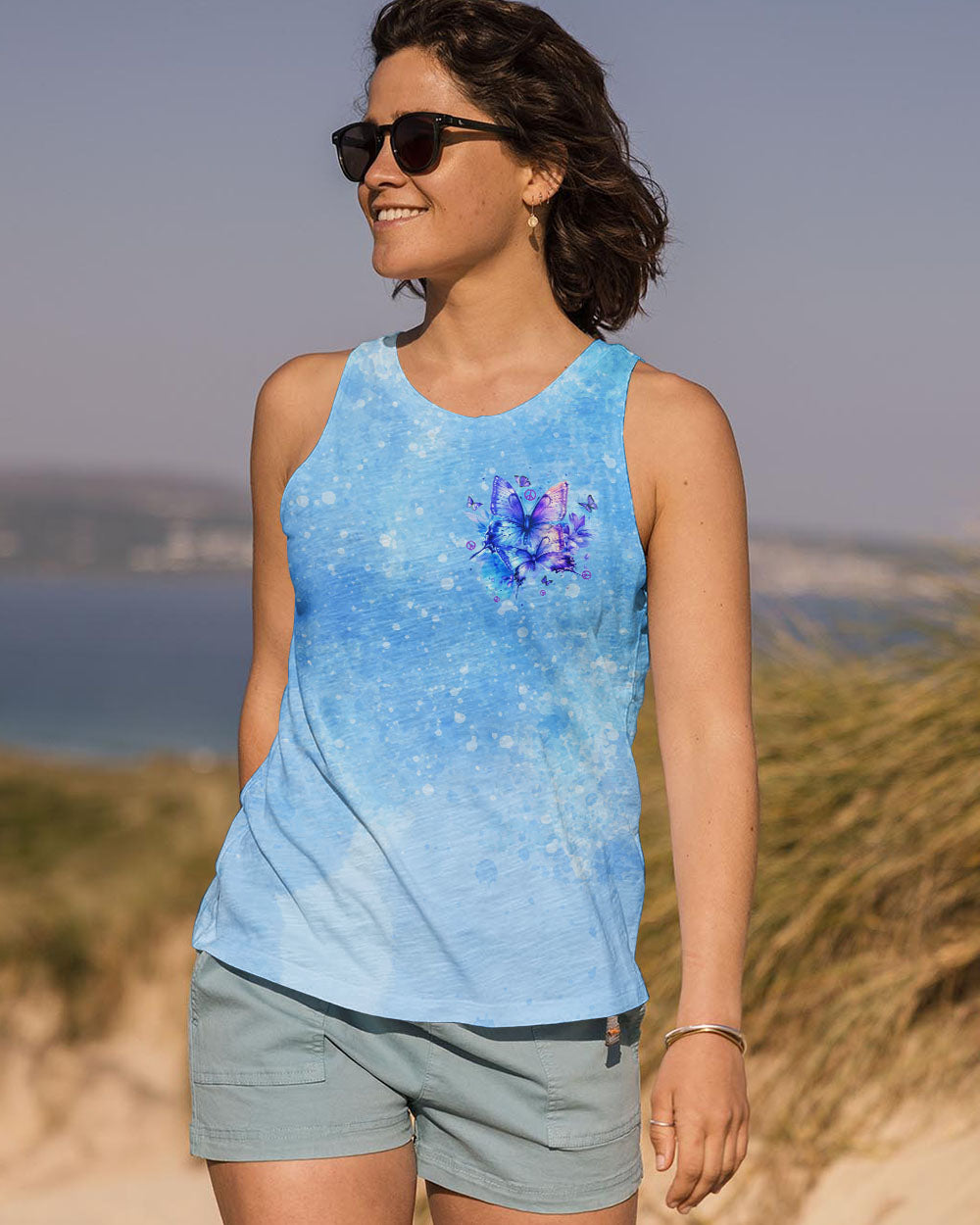 JUST BREATHE BUTTERFLIES ALL OVER PRINT - TYTD0302251