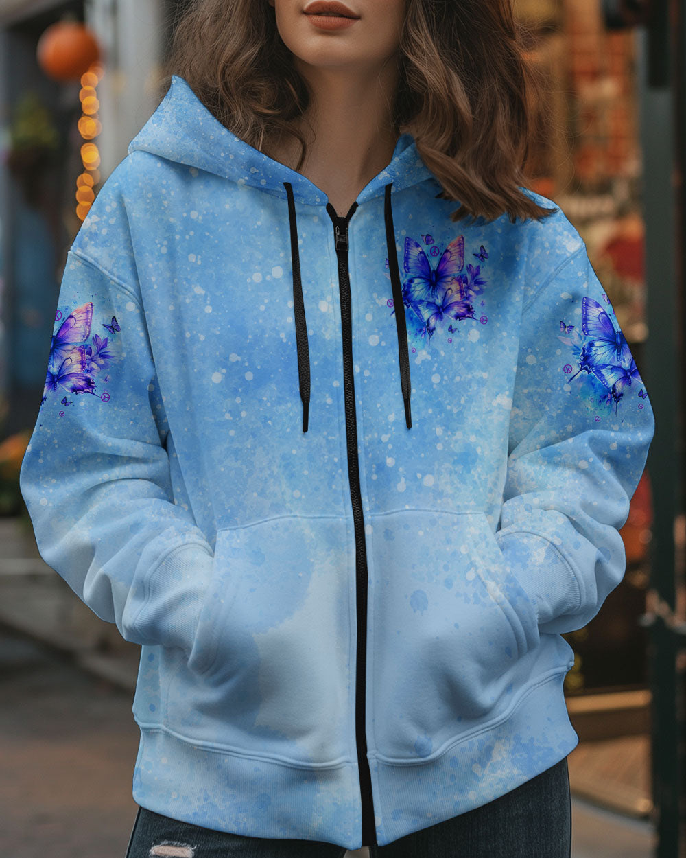 JUST BREATHE BUTTERFLIES ALL OVER PRINT - TYTD0302251
