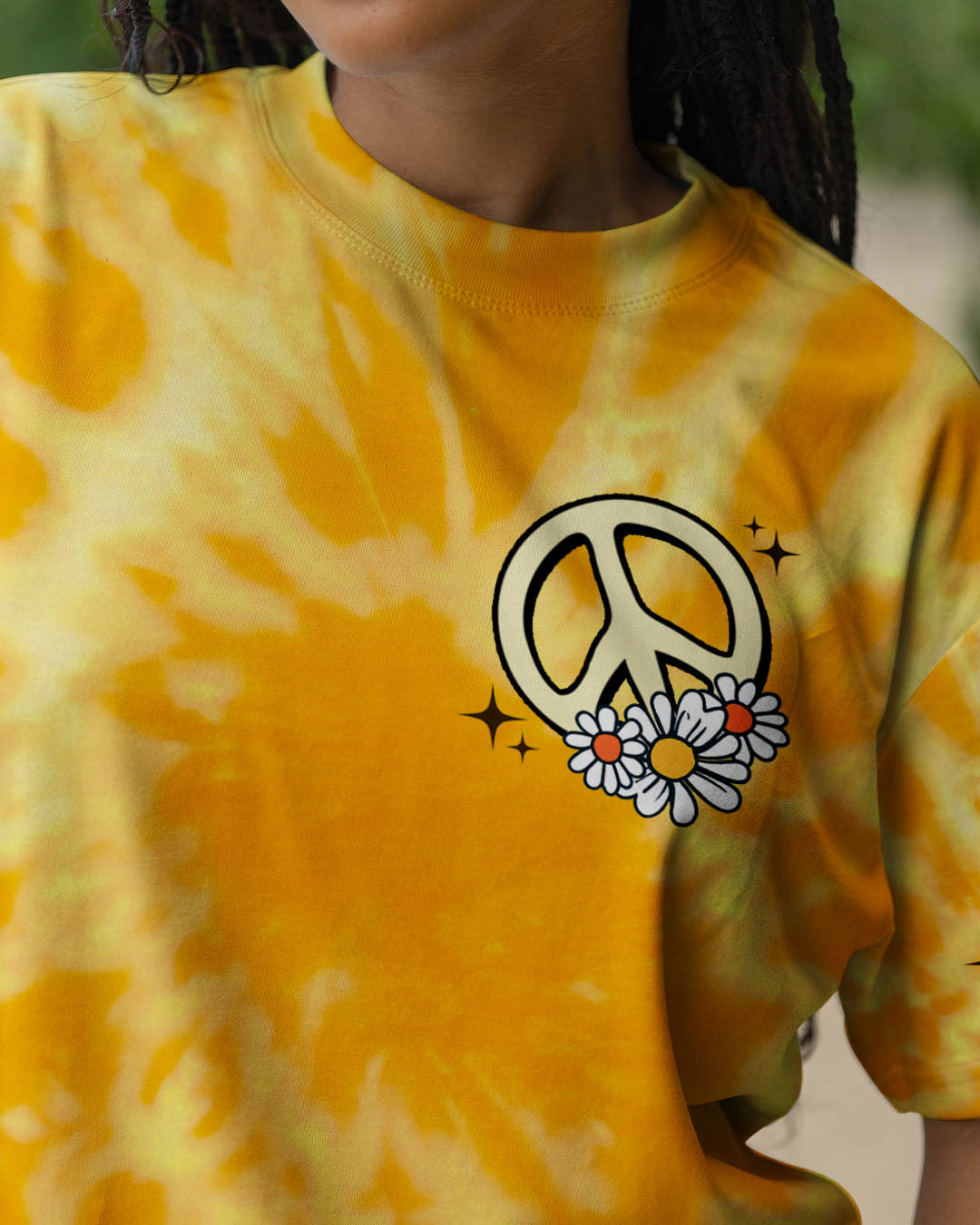 IN A WORLD WHERE YOU CAN BE ANYTHING BEE KIND TIE DYE ALL OVER PRINT - TYTD0306251