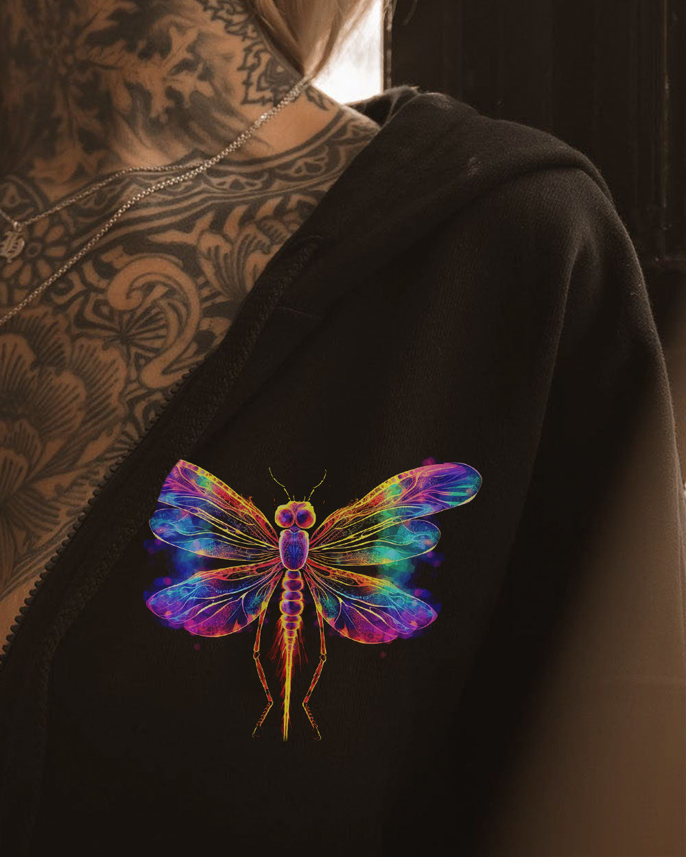 THE WORLD WILL KNOW PEACE DRAGONFLY ALL OVER PRINT - TYTD0307231