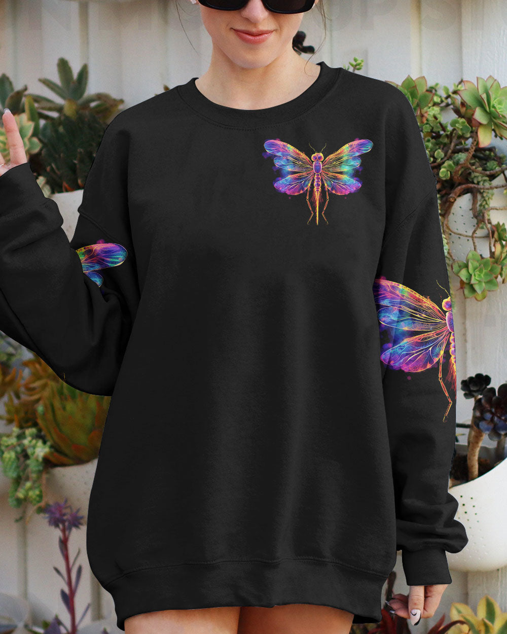 THE WORLD WILL KNOW PEACE DRAGONFLY ALL OVER PRINT - TYTD0307231