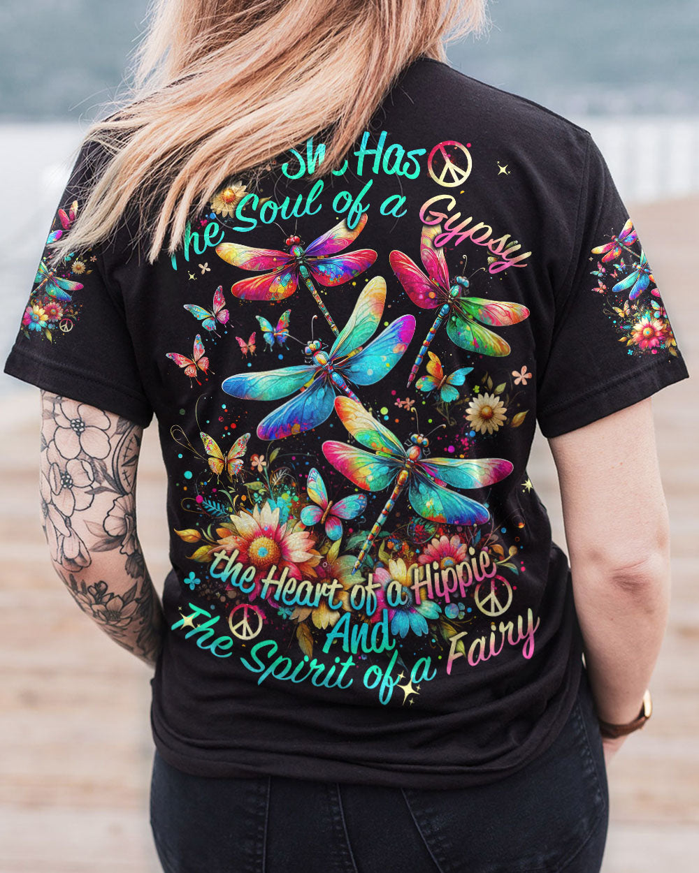SPIRIT OF A FAIRY DRAGONFLIES ALL OVER PRINT - TYTD0401242