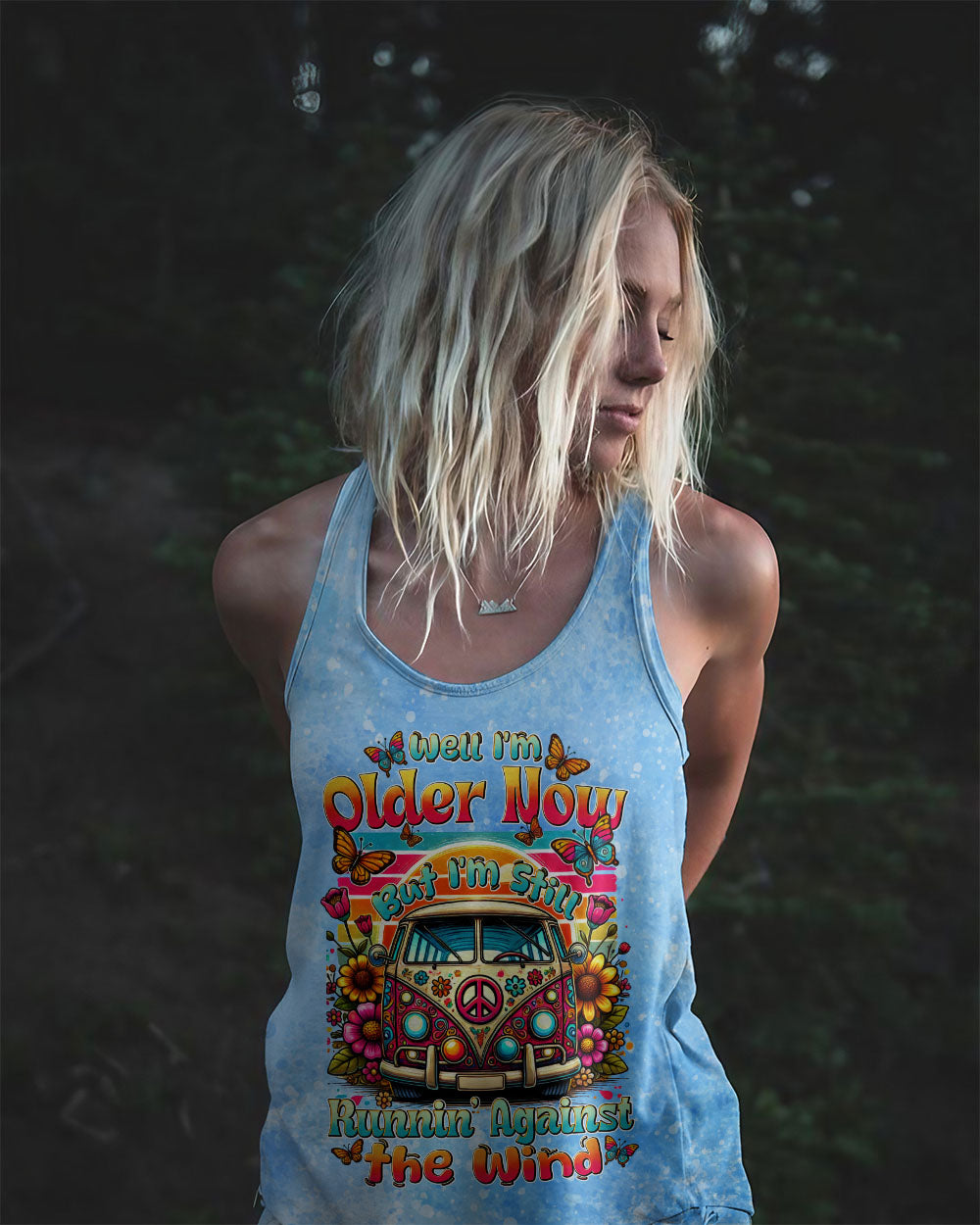 RUNNING AGAINST THE WIND SUNFLOWER LEOPARD ALL OVER PRINT - TYTD0402253