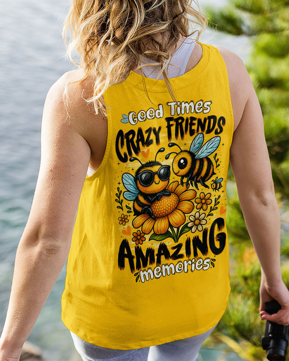 GOOD TIMES CRAZY FRIEND BEE ALL OVER PRINT - TYTD0406252