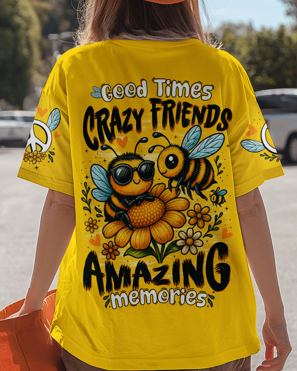 GOOD TIMES CRAZY FRIEND BEE ALL OVER PRINT - TYTD0406252