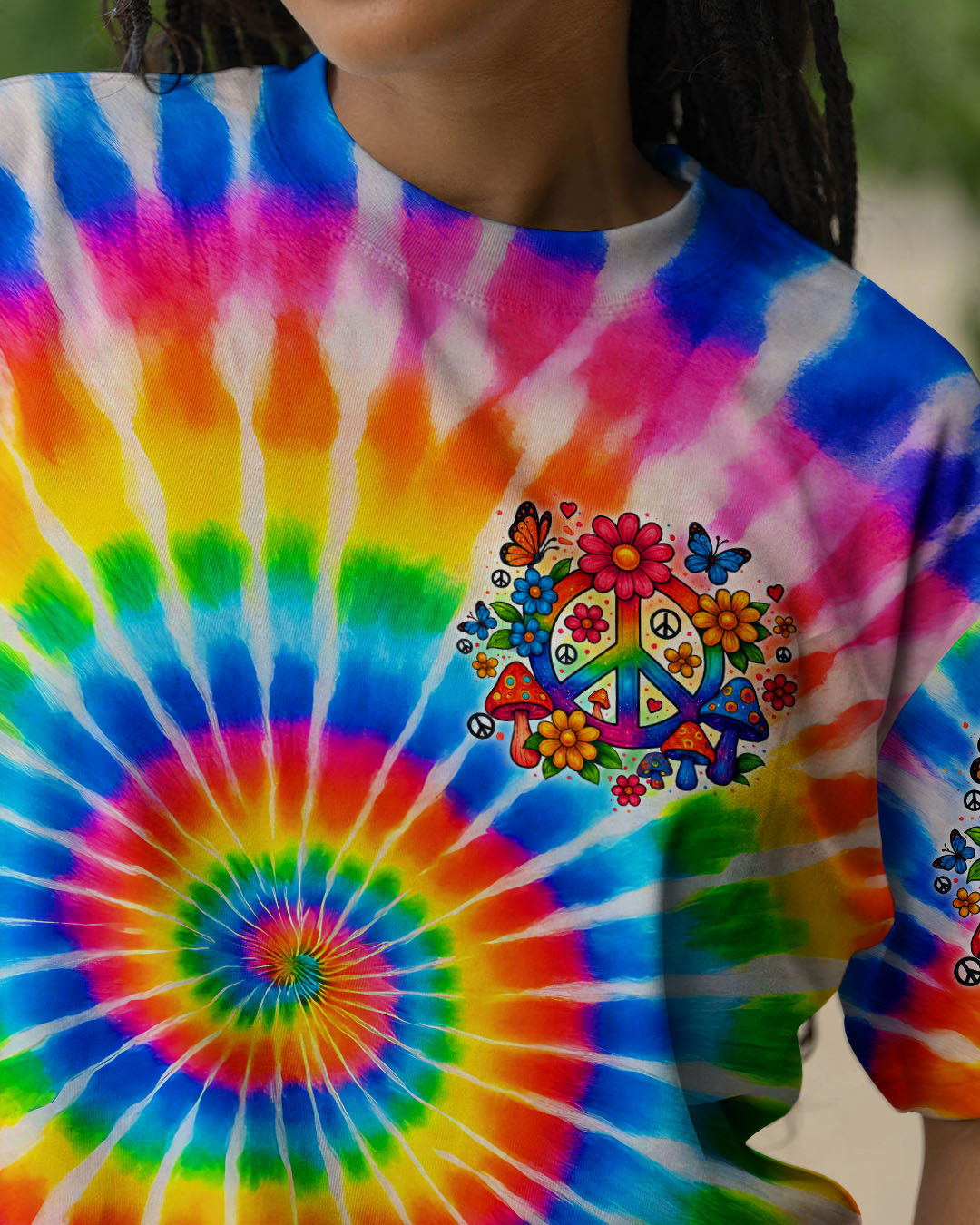 THE WORLD WILL KNOW PEACE ALL OVER PRINT - TYTD0406253