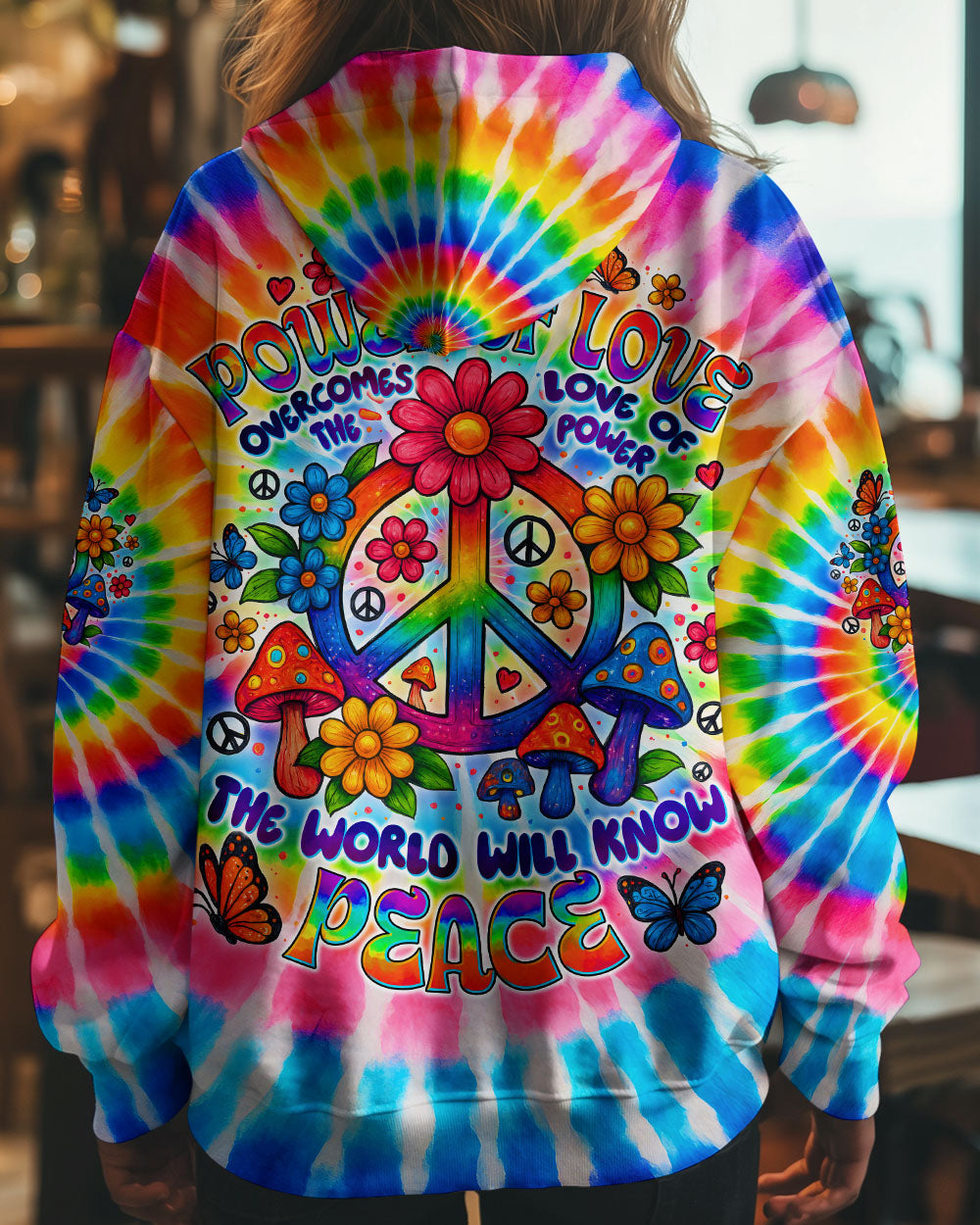 THE WORLD WILL KNOW PEACE ALL OVER PRINT - TYTD0406253