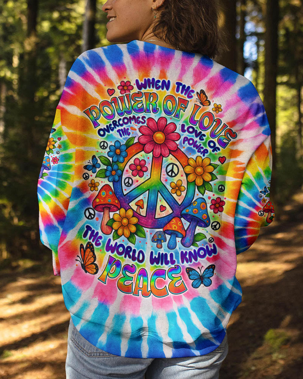 THE WORLD WILL KNOW PEACE ALL OVER PRINT - TYTD0406253