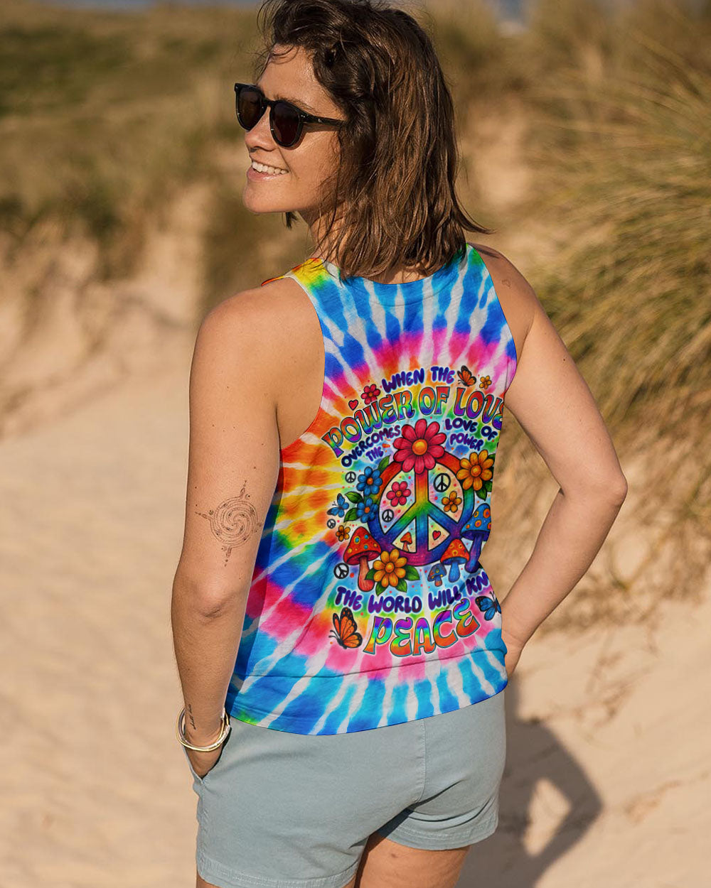 THE WORLD WILL KNOW PEACE ALL OVER PRINT - TYTD0406253